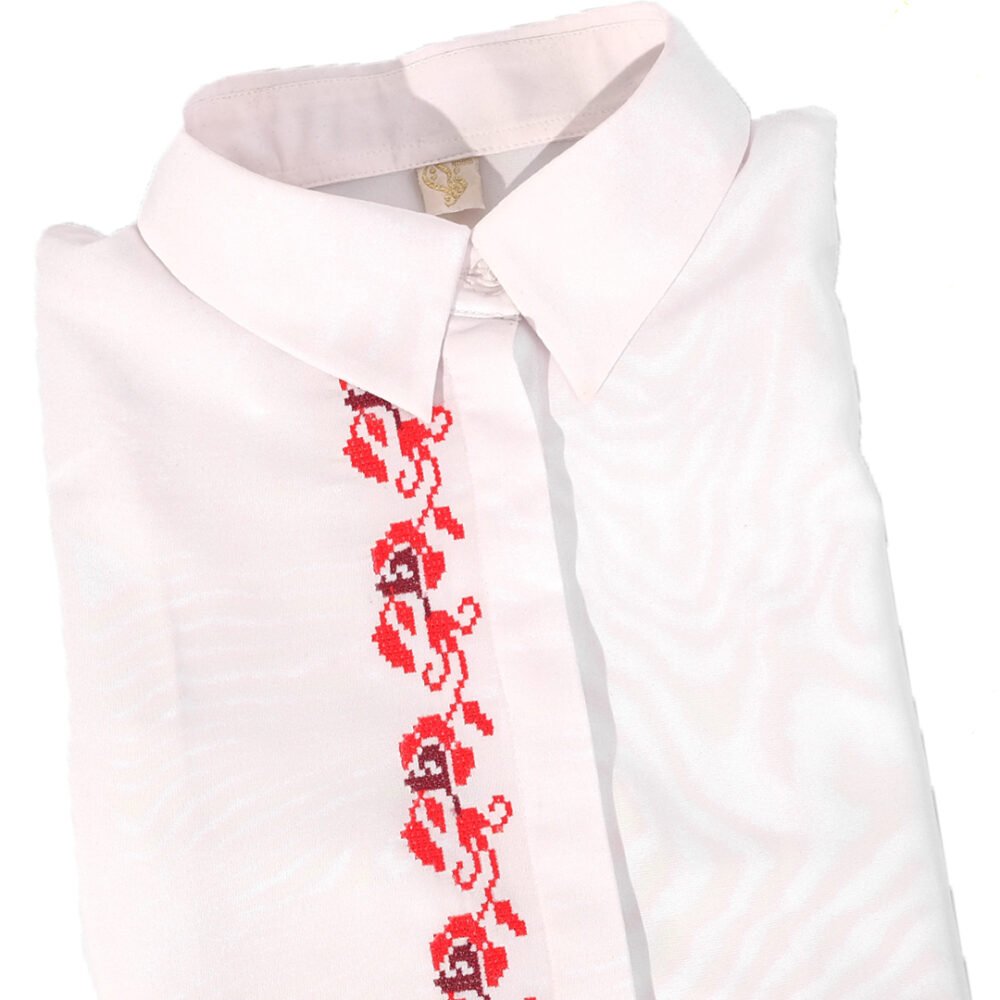 White Shirt - The Palestinian Rose - Image 3